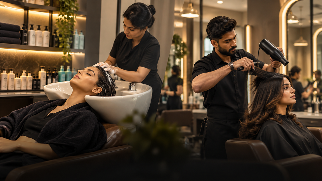 Blowout Salon Hair Styling Experience